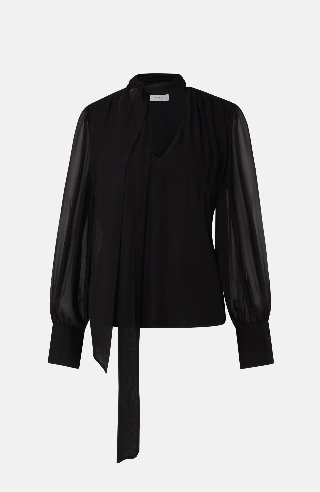 ま*！様 Jesh ジェッシュ　Multi way gather blouse multiway sheer gather blouse | TOPS | LAULEN